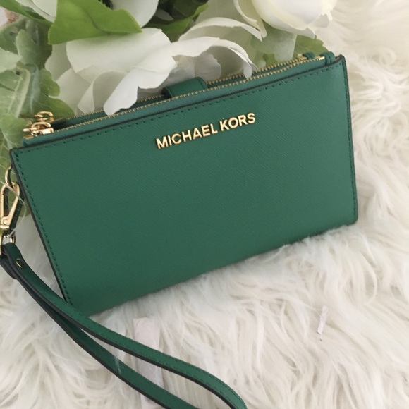 Last 1✨Michael Kors double zipper wallet/wristlet - Picture 7 of 8